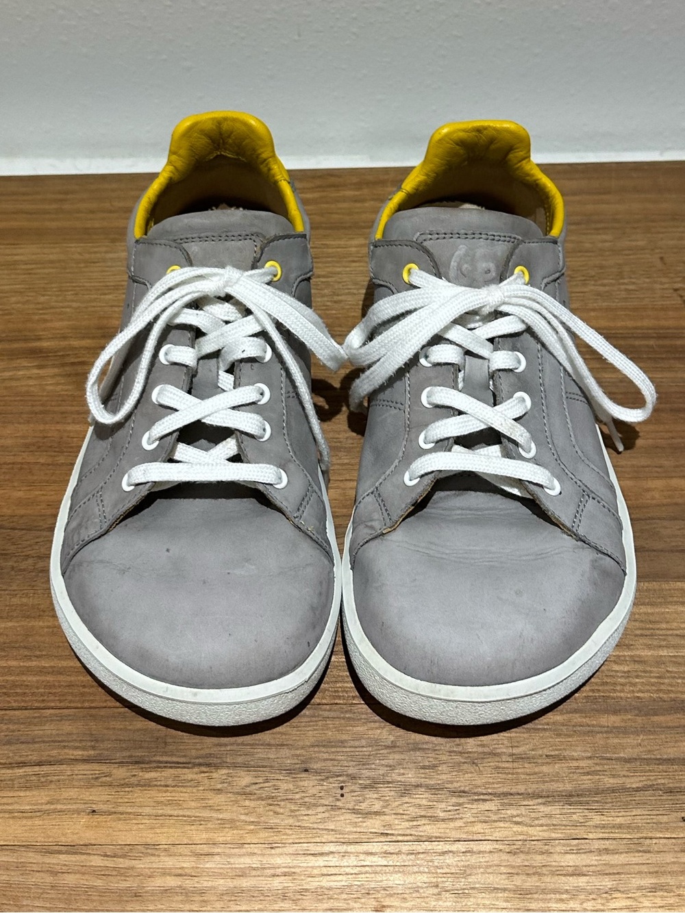 Be Lenka Brooklyn Sneaker, Grey & Yellow Leather, EU 38 - Picture 5 of 11